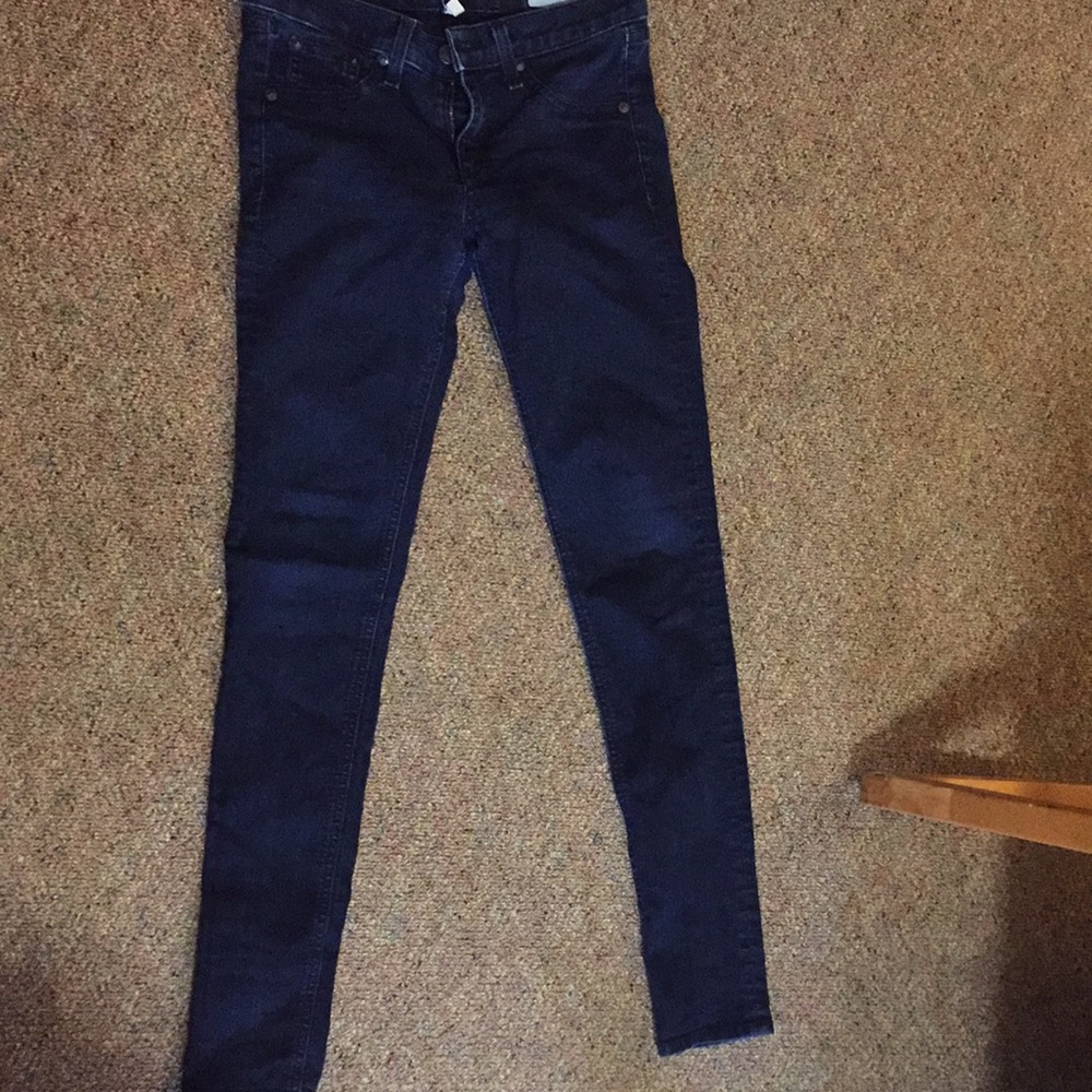 Rag & bone low rise skinny jeans